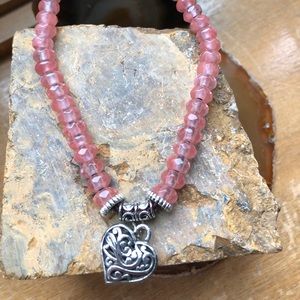 🌸💜Genuine Cherry Quartz Necklace🌸💜